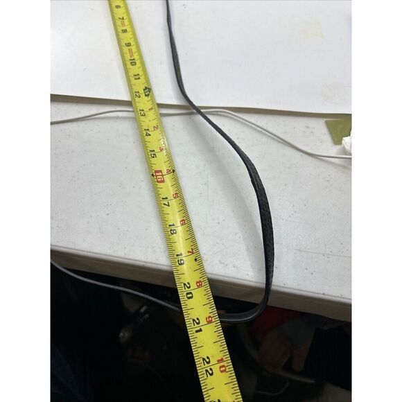 ~HAYDEN HARNETT Purse Black Leather Convertible Clutch w/Crossbody Strap - Picture 13 of 13